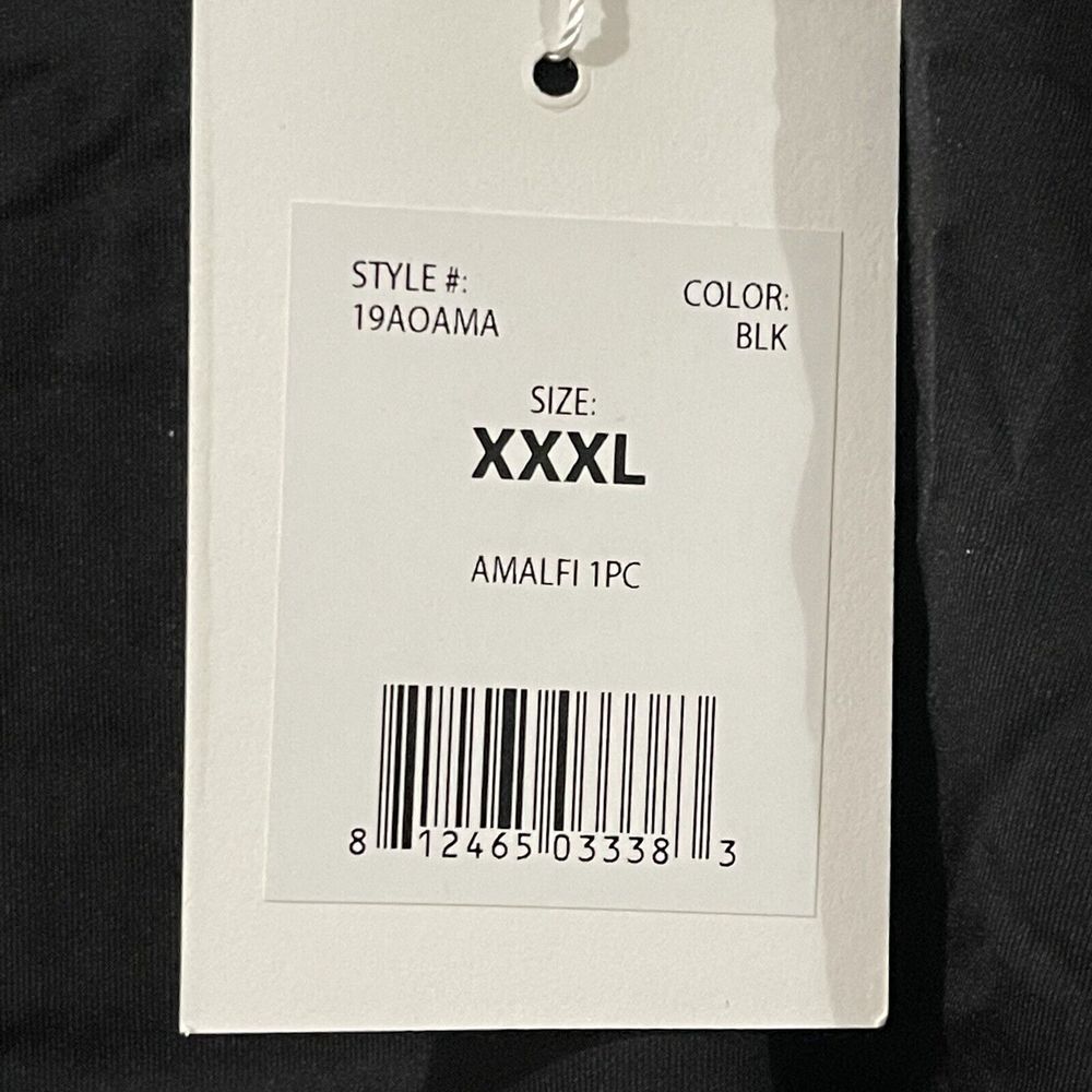 ANDIE Amalfi One Piece Swimsuit Size XXXL Black NWT Adjustable Strap Swim Beach - Picture 3 of 11
